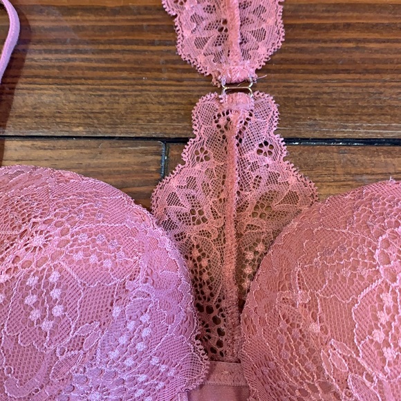 Victoria’s Secret PINK lace Fam date push up bra 32B - Picture 2 of 6